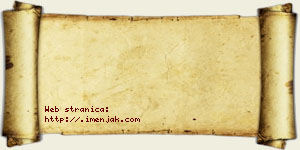 Strahinja Hrnjak vizit kartica